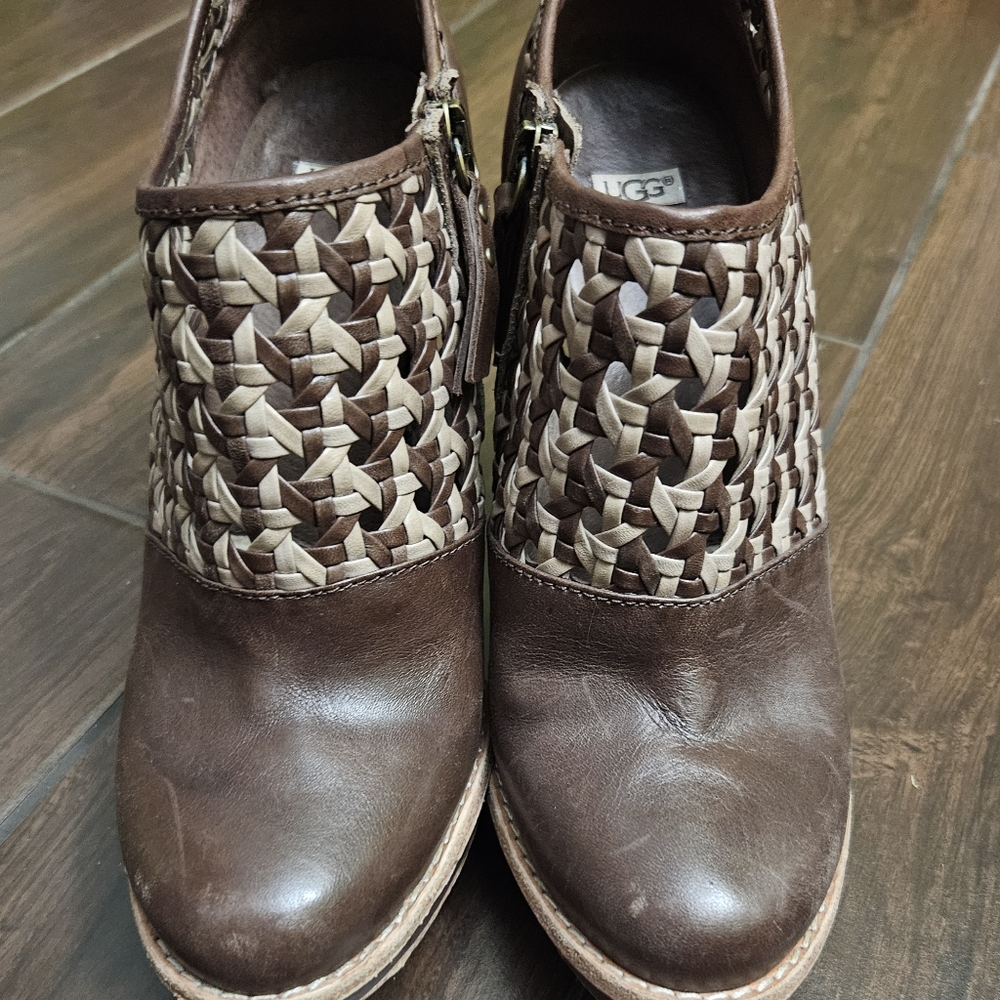 NWOT UGG leather heels